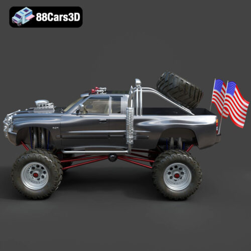 Car Bigfoot N150114 3D Model