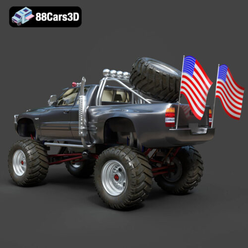 Car Bigfoot N150114 3D Model