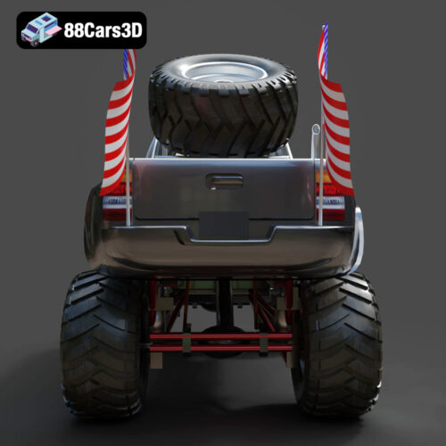 Car Bigfoot N150114 3D Model