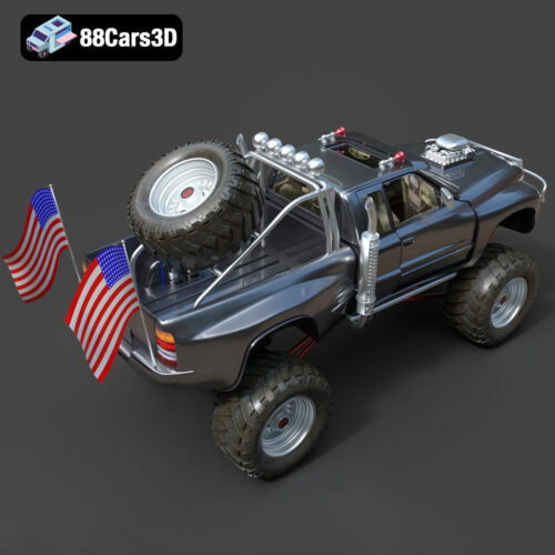 Car Bigfoot N150114 3D Model