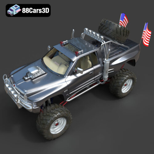 Car Bigfoot N150114 3D Model