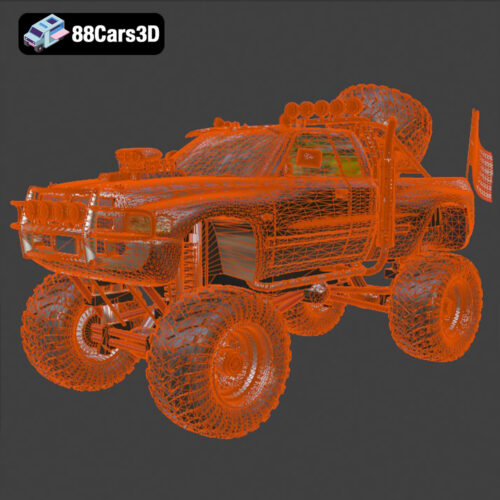 Car Bigfoot N150114 3D Model