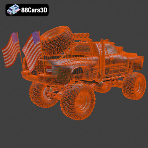 Car Bigfoot N150114 3D Model