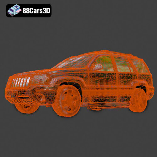 Car Jeep Grand Cherokee 2006 N191010 3D Model