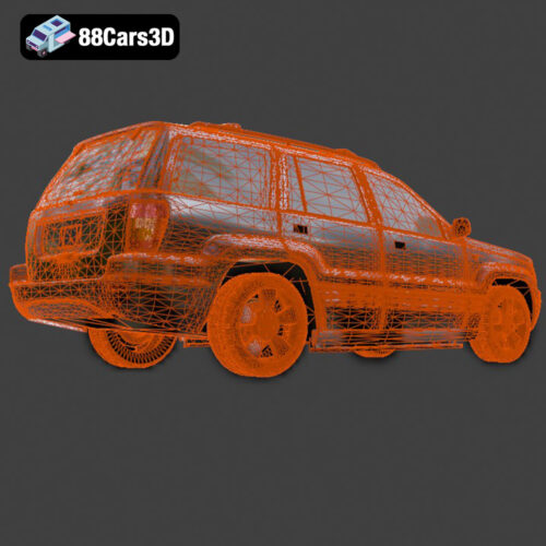 Car Jeep Grand Cherokee 2006 N191010 3D Model