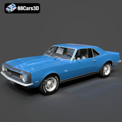 Chevrolet Camaro 67 SS v2 3D Model