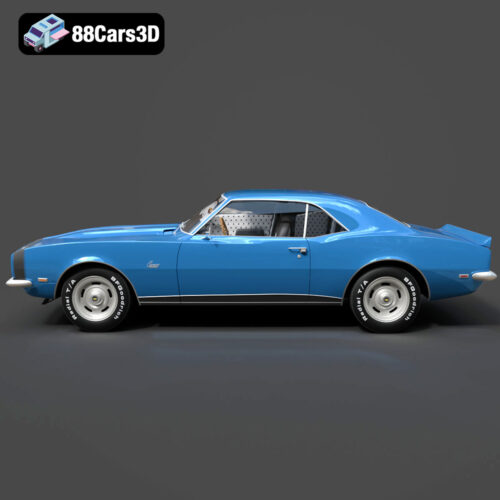 Chevrolet Camaro 67 SS v2 3D Model