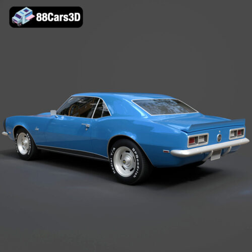 Chevrolet Camaro 67 SS v2 3D Model