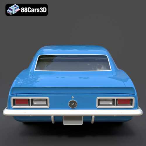 Chevrolet Camaro 67 SS v2 3D Model