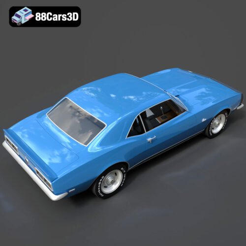 Chevrolet Camaro 67 SS v2 3D Model