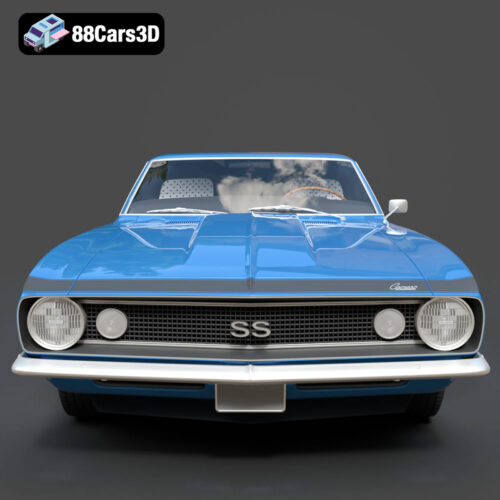 Chevrolet Camaro 67 SS v2 3D Model