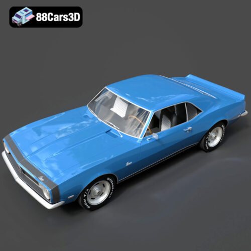 Chevrolet Camaro 67 SS v2 3D Model