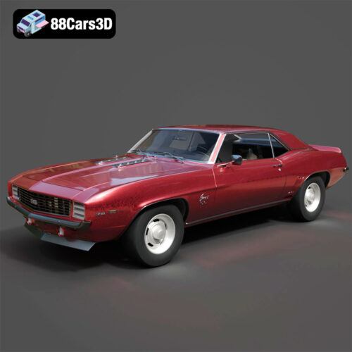Chevrolet Camaro SS 1969 3D Model