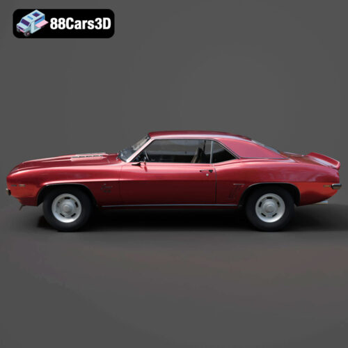 Chevrolet Camaro SS 1969 3D Model