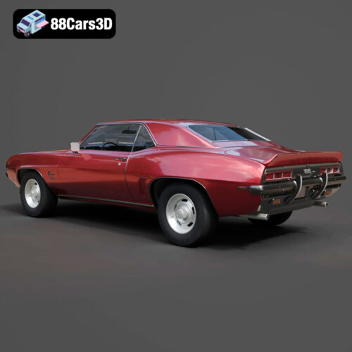 Chevrolet Camaro SS 1969 3D Model