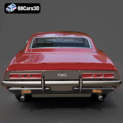 Chevrolet Camaro SS 1969 3D Model