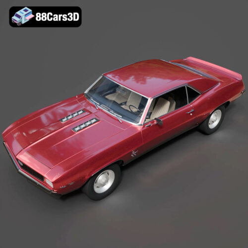 Chevrolet Camaro SS 1969 3D Model