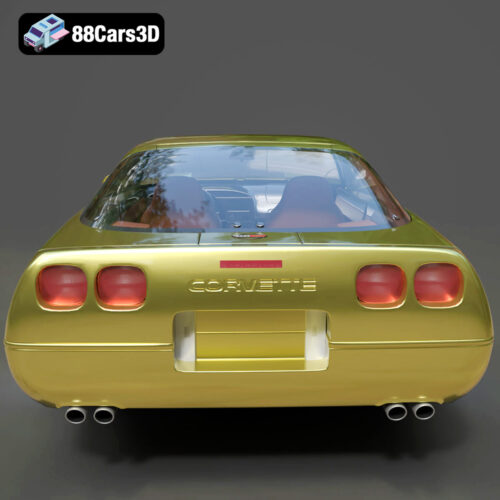 Chevrolet-Corvette-C4-ZR1-004 Chevrolet Corvette C4 ZR1 3D Model