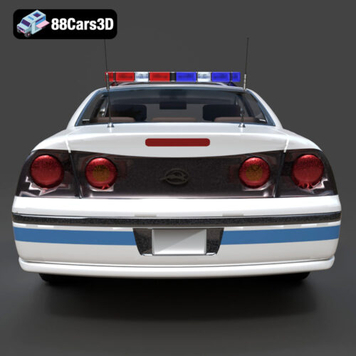 Chevrolet Impala Highway Patrol 3D Model