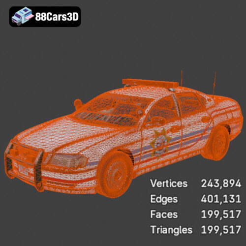 Chevrolet Impala Highway Patrol 3D Model