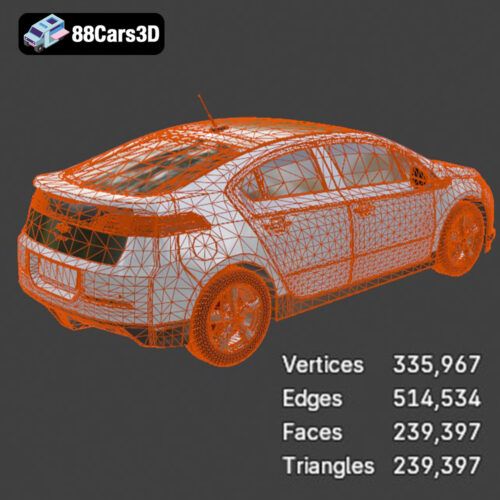 Chevrolet_Volt_2010-009 Chevrolet Volt 3D Model