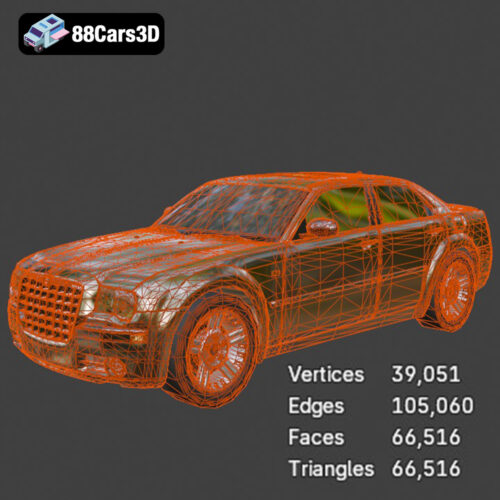 Chrysler_300-008 Chrysler 300 3D Model