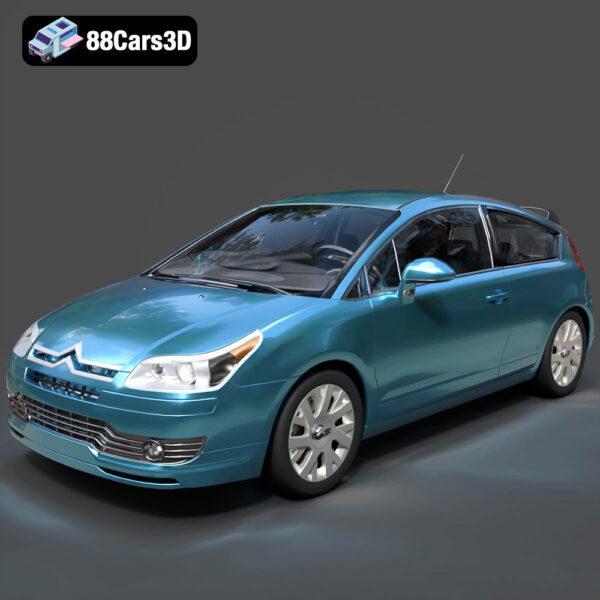 Citroen C4 2006 3D Model