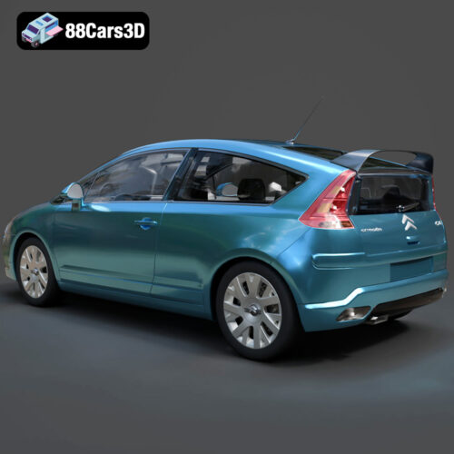 Citroen C4 2006 3D Model