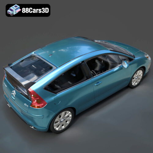 Citroen C4 2006 3D Model