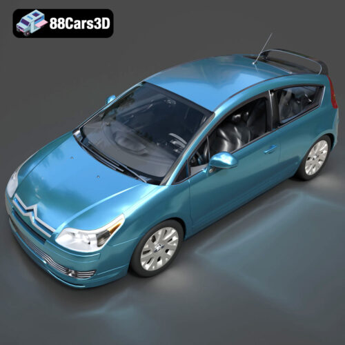 Citroen C4 2006 3D Model