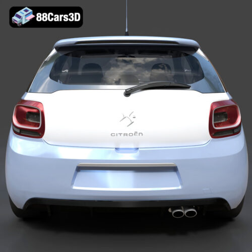 Citroën DS3 3D ModelCitroën DS3 3D Model