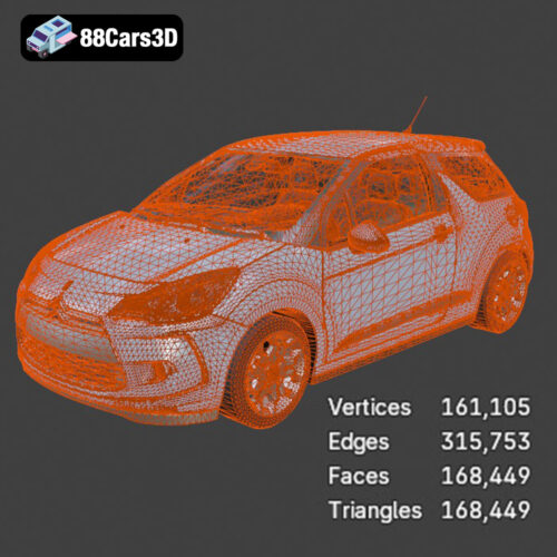Citroën DS3 3D Model