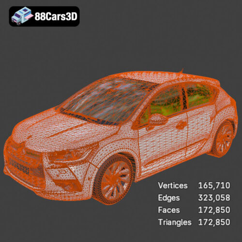 Citroën DS4 2011 3D Model
