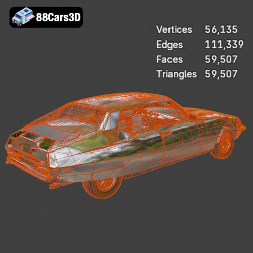 Citroën SM 3D Model