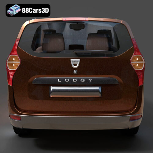 Dacia-Lodgy-004 Dacia Lodgy 3D Model
