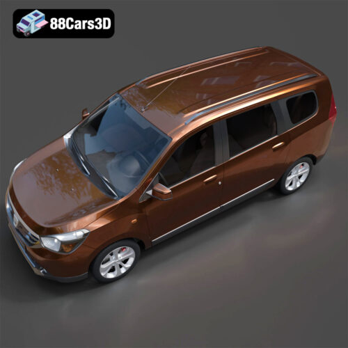 Dacia-Lodgy-007 Dacia Lodgy 3D Model