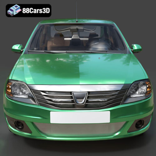 Dacia Logan 2008 3D Model