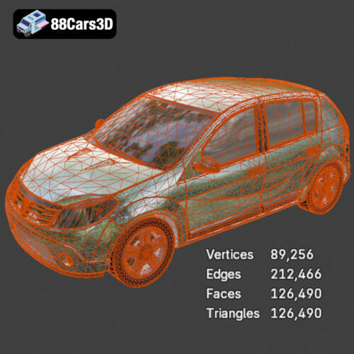 Dacia Sandero 3D Model