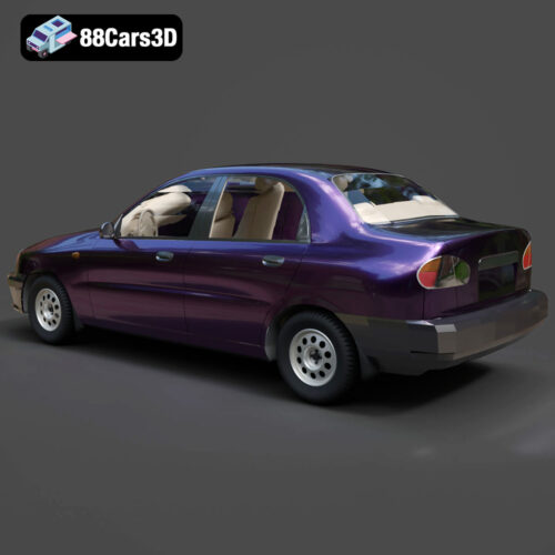 Daewoo Lanos-003 Daewoo Lanos 3D Model