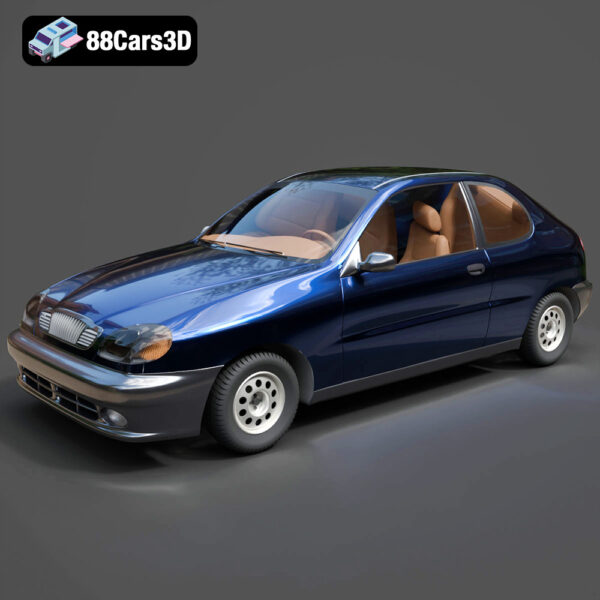 Daewoo Lanos Hatchback 3-Door 3D Model
