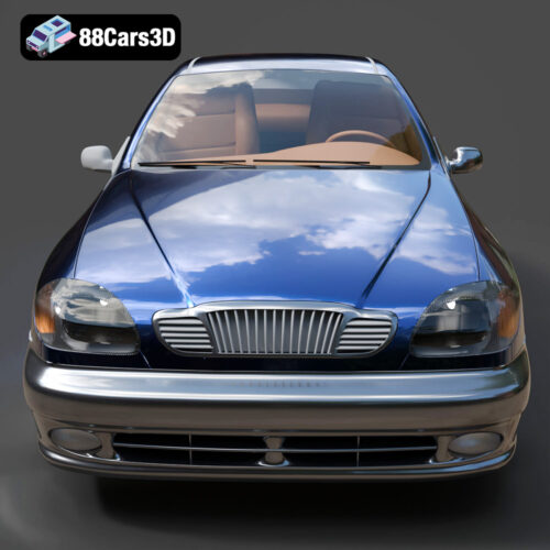 Daewoo Lanos Hatchback 3-door-006 Daewoo Lanos Hatchback 3-Door 3D Model