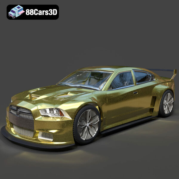 Dodge Charger 2012 Restyling 3D Model