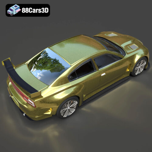 Dodge Charger 2012 Restyling 3D Model