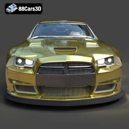 Dodge Charger 2012 Restyling 3D Model