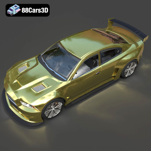 Dodge Charger 2012 Restyling 3D Model