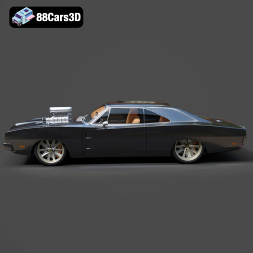 Dodge Charger 69 Custom 3D Model