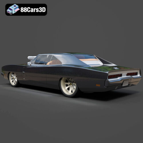 Dodge Charger 69 Custom 3D Model
