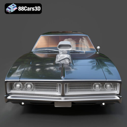 Dodge Charger 69 Custom 3D Model