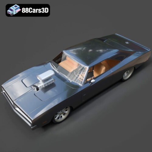 Dodge Charger 69 Custom 3D Model