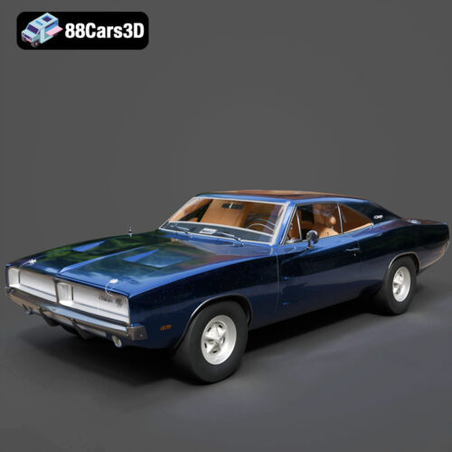 Dodge Charger RT 1969 3D Model